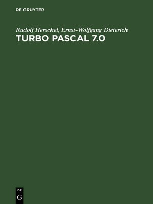 cover image of Turbo Pascal 7.0